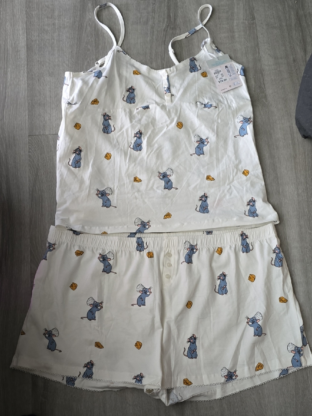 Primark Ratatoille 2 Piece Womens Pajamas